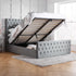 Marquis Ottoman Bed - Grey Velvet